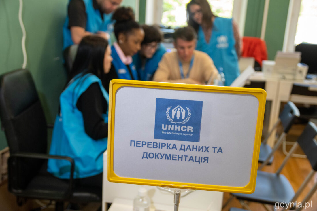 Zdjęcie: Punkt UNHCR funkcjonuje od maja br.