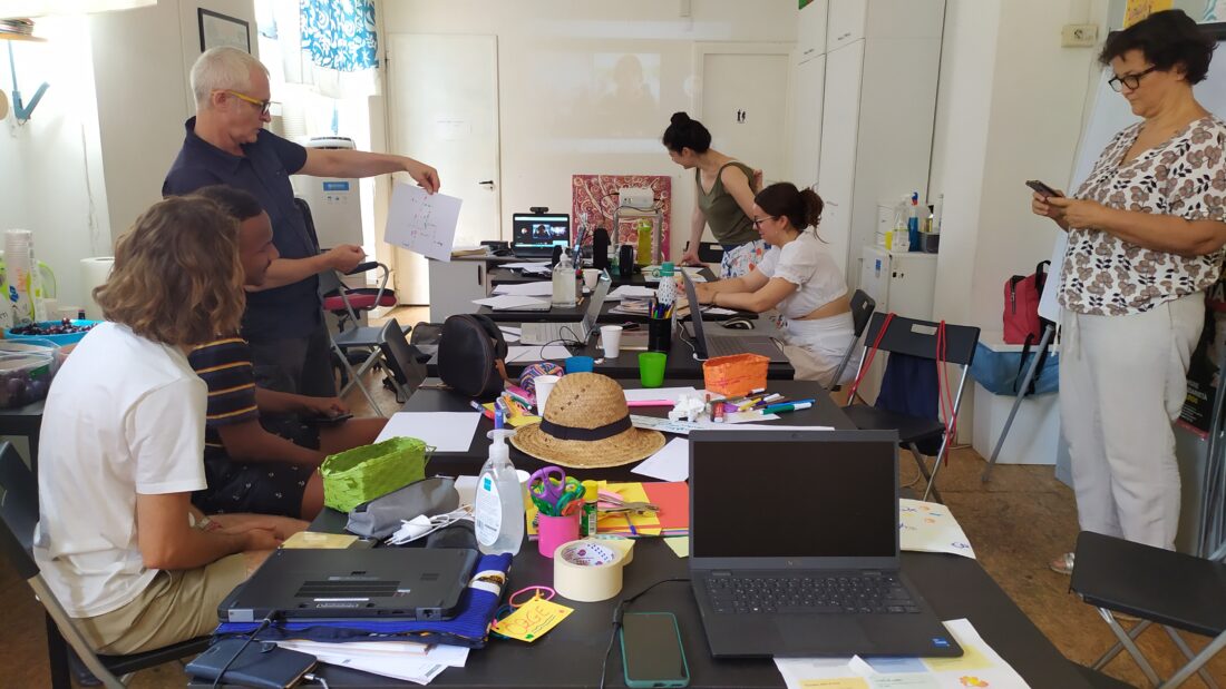 Zdjęcie: Uczestnicy projektu brali udział m.in. w warsztatach w Rzymie.