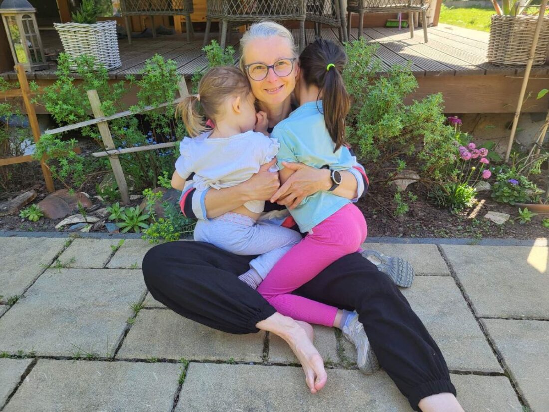 Zdjęcie: Pani Katarzyna Michalska z dziećmi